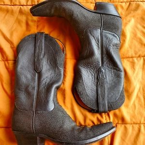 Stingray Leather Cowboy Boots